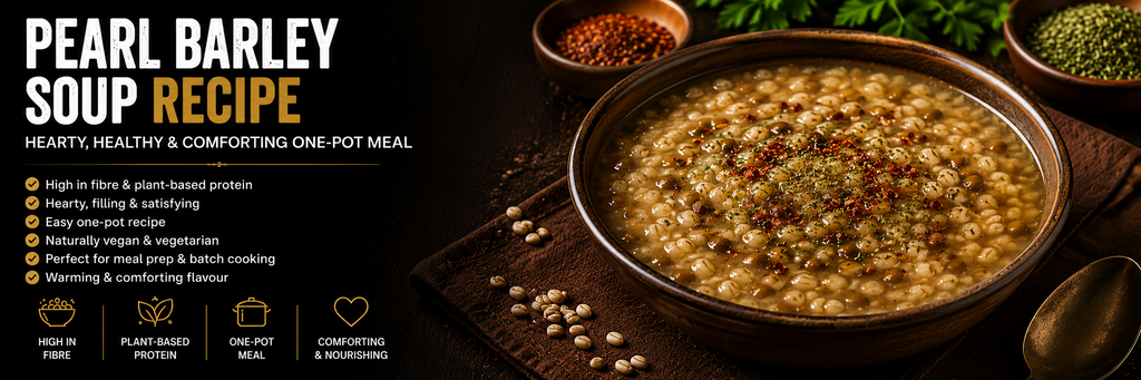 Pearl Barley Soup Recipe | Healthy Barley and Lentil Soup