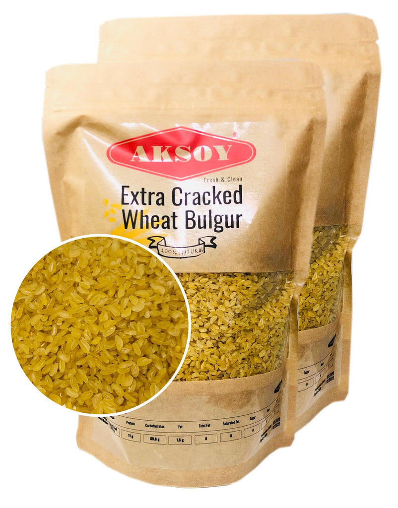 Aksoy Extra Coarse Wheat Bulgur Natural and Nutritious, a Delicious, Healthy, and Convenient Choice for Soups, Pilafs, Traditional Dishes and Salads!Natural and Nutritious, a Delicious, Healthy, and Convenient Choice for Soups, Pilafs, Traditional Dishes - Aksoy UK