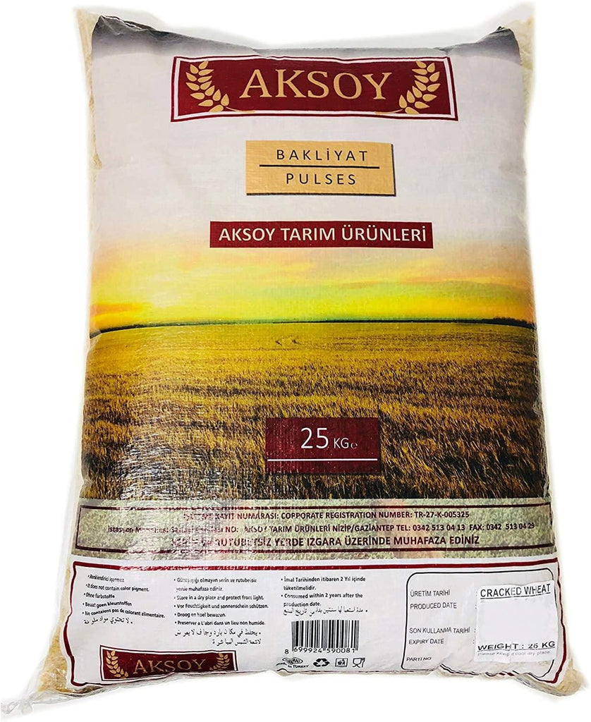 Aksoy Extra Coarse Wheat Bulgur Natural and Nutritious, a Delicious, Healthy, and Convenient Choice for Soups, Pilafs, Traditional Dishes and Salads!Natural and Nutritious, a Delicious, Healthy, and Convenient Choice for Soups, Pilafs, Traditional Dishes - Aksoy UK