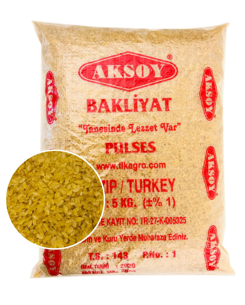 Aksoy Extra Coarse Wheat Bulgur Natural and Nutritious, a Delicious, Healthy, and Convenient Choice for Soups, Pilafs, Traditional Dishes and Salads!Natural and Nutritious, a Delicious, Healthy, and Convenient Choice for Soups, Pilafs, Traditional Dishes - Aksoy UK
