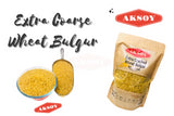Aksoy Extra Coarse Wheat Bulgur Natural and Nutritious, a Delicious, Healthy, and Convenient Choice for Soups, Pilafs, Traditional Dishes and Salads!Natural and Nutritious, a Delicious, Healthy, and Convenient Choice for Soups, Pilafs, Traditional Dishes - Aksoy UK