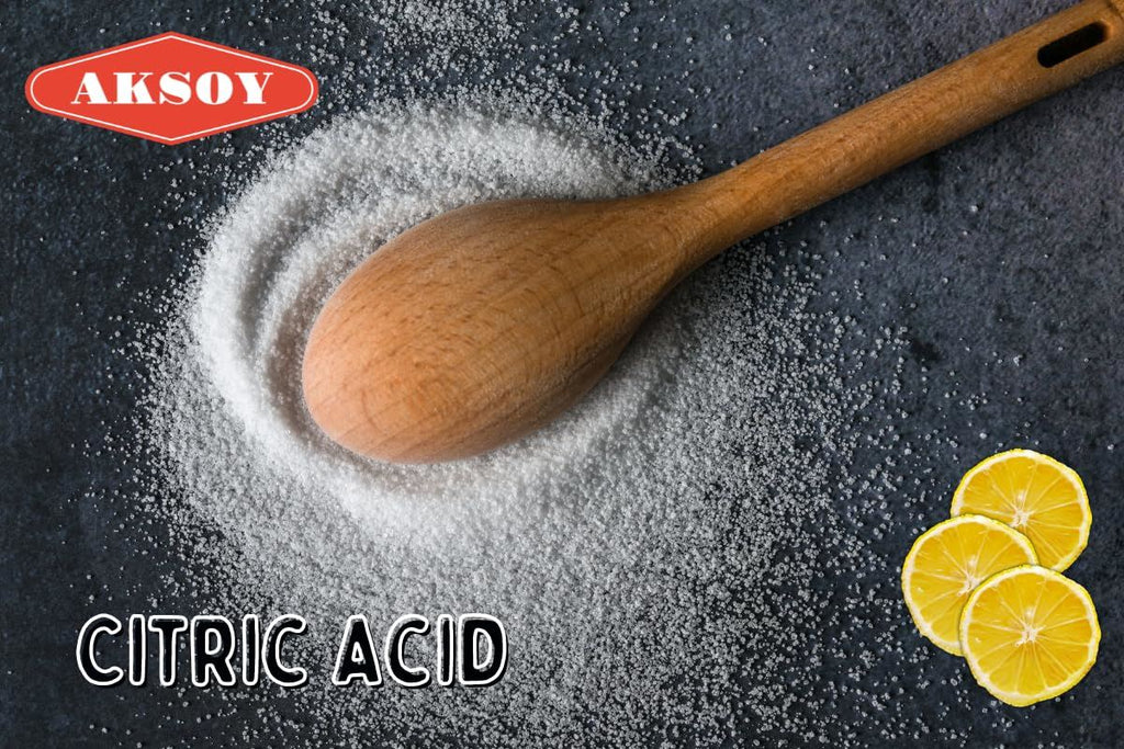 Aksoy Citric Acid Food Grade Non-GMO, Anhydrous, Make Your Own BathBomb, No Additives, Sour Drinks, Household Cleaning with Citric Acid Powder - Aksoy UK