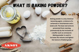 Aksoy Double Acting Baking Powder – For Cakes, Bread, Desserts & Baking