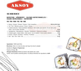 Aksoy Premium Sushi Rice Japanese-Style Short Grain, Perfectly Sticky Texture, Non-GMO & Aromatic, Ideal for Sushi, Rice Dishes, Rolls & Asian Cuisine