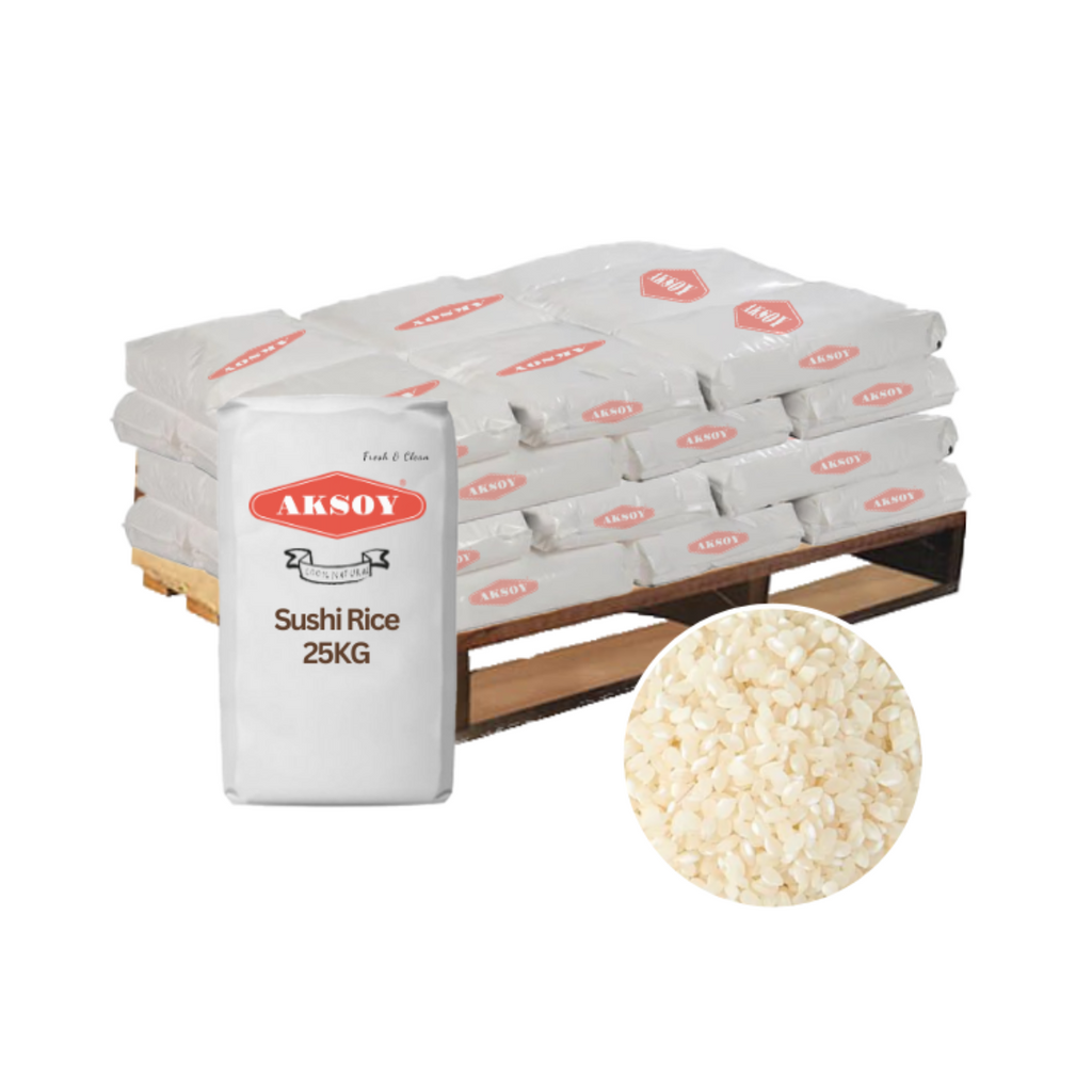 Asian Rice Pack Aksoy Premium Sushi Rice Japanese-Style Short Grain, Perfectly Sticky ...
