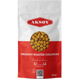 Aksoy Crunchy Roasted Chickpeas 375g Fresh, Delicious, and Nutritious, Perfect for Snacking, Salads, and Healthy Recipes, Natural and Crispy Flavor
