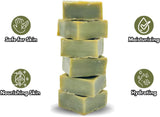 Pure Olive Oil Soap 100% Natural Turkish Bar, Handmade, Cruelty-Free, Vegan, Moisturizing, Suitable for Skin and Hair, Gentle on Sensitive Skin, Eco-Friendly