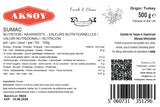 Aksoy Premium Ground Sumac Perfect for Seasoning, Salads, Meat Dishes & Dressings Non-GMO, Tangy & Aromatic, Ideal for Mediterranean & Middle Eastern Cuisine