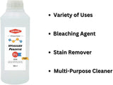 Aksoy Hydrogen Peroxide 1.5L for Cleaning, Disinfecting, Bleaching, Stain Removal, Surface Sanitizing, Odor Eliminating, Laundry Use, Kitchen, Bathroom, and Multi-Purpose Cleaning - Aksoy UK