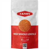Aksoy Red Whole Lentils Perfect for Soups, Stews, Salads & Vegan Dishes, Non-GMO, High in Protein & Fiber, Great for Plant-Based Meals & Meal Prep, Versatile & Easy to Cook