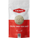 Aksoy Celtic Grey Sea Salt 500g-25kg – Natural Unrefined Light Grey Coarse Crystals, Hand Harvested, Rich in 82+ Minerals – Cooking, Seasoning & Finishing Salt - Aksoy UK