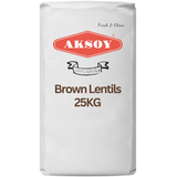 whole brown lentils