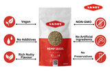 Aksoy Hemp Seeds A Great Choice For Natural Flavor And Nutrients! Perfect For Smoothies, Salads, Yogurt, Soups, Baked Goods, Snacks, And More - Aksoy UK