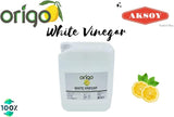 Origo White Vinegar - Lemon  for Cleaning, Pickling, Distilled White Vinegar - 5L Bottle with Fresh Lemon Scent | Ideal for Weed Killer, Household, Cooking & More Uses