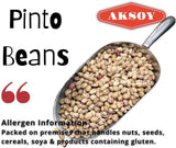 Aksoy Dried Pinto Beans Rich in Protein & Fiber, Perfect for Soups, Stews, Burritos & Mexican Recipes, Premium Quality, Vegan & Natural