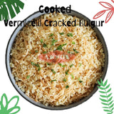 Aksoy Vermicelli Cracked Wheat Bulgur Perfect for Pilafs, Soups, Salads & Side Dishes, Non-GMO, Aromatic, Ideal for Mediterranean & Middle Eastern Recipes