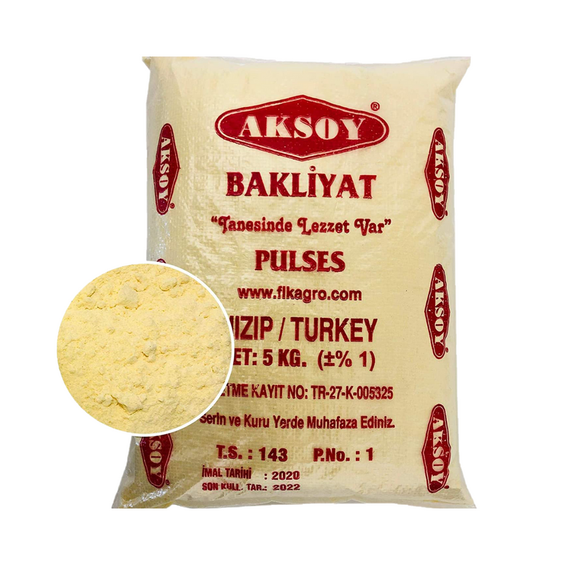 Aksoy Corn Flour  Fine Milled, Additive-Free, Natural, Nutritious, Ideal for Bread, Cakes, Pastries, Soups, Sauces, Baking & Cooking, Premium Quality Corn Flour - Aksoy UK