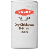 25kg Dry Chickpeas Bulk Premium Chickpeas - Aksoy UK