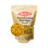 Aksoy Vermicelli Cracked Wheat Bulgur Perfect for Pilafs, Soups, Salads & Side Dishes, Non-GMO, Aromatic, Ideal for Mediterranean & Middle Eastern Recipes