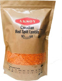 Aksoy Canadian Red Split Lentils  Natural, High in Fiber and Protein, Ideal for Soups, Main Dishes, and More, Easy to Cook and Perfect for Every Meal - Aksoy UK