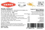 Aksoy Pearl Barley Perfect for Soups, Salads, Pilafs & Stews, Non-GMO, High in Fiber & Protein, Ideal for Plant-Based & Mediterranean Dishes