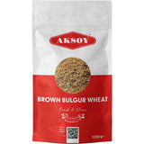 Aksoy Brown Bulgur Wheat Whole Grain, Ideal for Pilafs, Salads & Side Dishes, Versatile & Delicious | Vegan, Non-GMO, No Artificial Additives - Aksoy UK