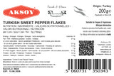 Aksoy Turkish Sweet Pepper Flakes Mild, Sweet & Flavorful, Perfect for Cooking, Seasoning, Garnishing & Enhancing Dishes