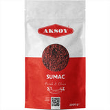 Aksoy Premium Ground Sumac Perfect for Seasoning, Salads, Meat Dishes & Dressings Non-GMO, Tangy & Aromatic, Ideal for Mediterranean & Middle Eastern Cuisine