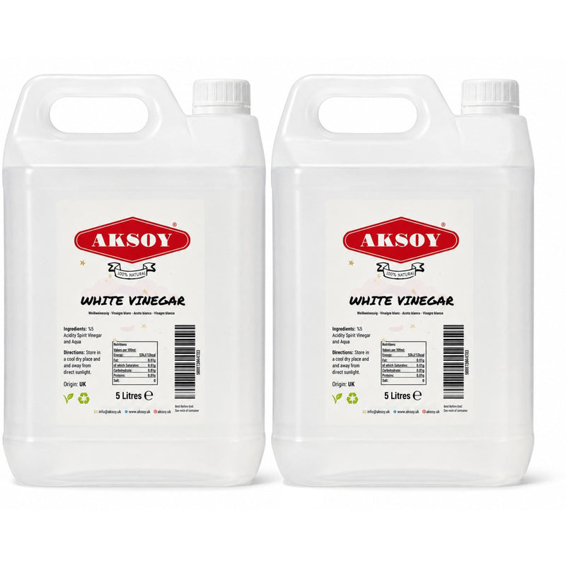 Aksoy White Vinegar Ideal for Cleaning, Pickling, Marinating, Cooking & Natural Weed Control – Multi-Purpose, Descaling & Odour Removal - Aksoy UK