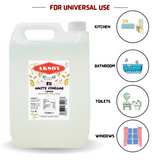 Aksoy Lemon White Vinegar 5% 5LT,Perfect for Cleaning, Tough Stains, Weed Killer, Descaling & Household Use
