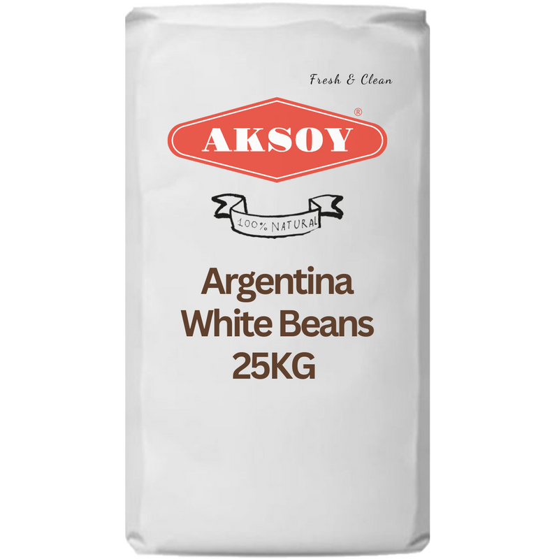 25kg Argentina White Beans - Premium Bulk