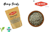 Aksoy Hemp Seeds A Great Choice For Natural Flavor And Nutrients! Perfect For Smoothies, Salads, Yogurt, Soups, Baked Goods, Snacks, And More