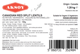 canadian red split lentils high quality 