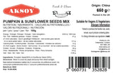 Aksoy Mix Seeds (Blend of Pumpkin & Sunflower Seeds) Raw, GMO-Free & Vegan, High in Fibre & Protein – Perfect for Baking, Breakfast, Salads & Granola - Aksoy UK