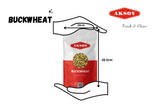 Aksoy Buckwheat (Raw & Whole) Hulled Buckwheat Groats – Raw, Vegan & Non-GMO | Great for Porridge, Salads, Granola Bars, Baking & More | Whole Grain Alternative to Rice - Aksoy UK