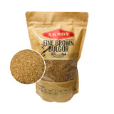 Fine Brown Bulgur Traditional Taste, Naturally Whole Wheat Flavor For Your Kitchen. Perfect For Pilaf, Soups, Salads, Side Dishes And More - Aksoy UK
