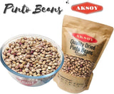 Aksoy Dried Pinto Beans Rich in Protein & Fiber, Perfect for Soups, Stews, Burritos & Mexican Recipes, Premium Quality, Vegan & Natural