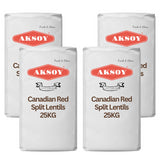 Aksoy Canadian Red Split Lentils - Aksoy UK
