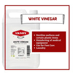 Aksoy White Vinegar Ideal for Cleaning, Pickling, Marinating, Cooking & Natural Weed Control – Multi-Purpose, Descaling & Odour Removal - Aksoy UK