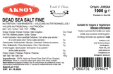 Dead Sea Salt Fine - Aksoy UK