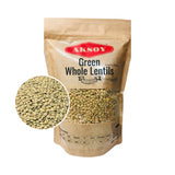 Aksoy Green Whole Lentils Whole Dried Green Lentils for Cooking Soups, Stews, Salads, and Dips, Great for Vegan and Vegetarian Recipes, No Additives or Preservatives