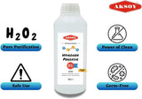 Aksoy Hydrogen Peroxide 1.5L for Cleaning, Disinfecting, Bleaching, Stain Removal, Surface Sanitizing, Odor Eliminating, Laundry Use, Kitchen, Bathroom, and Multi-Purpose Cleaning - Aksoy UK