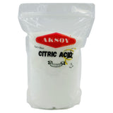 Aksoy Citric Acid Food Grade Non-GMO, Anhydrous, Make Your Own BathBomb, No Additives, Sour Drinks, Household Cleaning with Citric Acid Powder - Aksoy UK