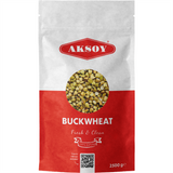 Aksoy Buckwheat (Raw & Whole) Hulled Buckwheat Groats – Raw, Vegan & Non-GMO | Great for Porridge, Salads, Granola Bars, Baking & More | Whole Grain Alternative to Rice - Aksoy UK