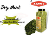 Aksoy Dried Mint - Spearmint  Premium Dried Mint Leaves for Refreshing Mint Tea and Iced Tea, Loose Leaf Peppermint Tea