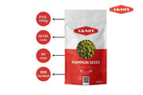 Aksoy Pumpkin Seeds 1KG AA Raw High Grade Premium Quality, GMO-Free & Vegan High in Protein & Fiber, Perfect for Snacking, Baking, Salads, Healthy Recipes & More (Packaging May Vary) - Aksoy UK