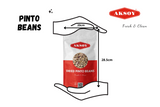 Aksoy Dried Pinto Beans Rich in Protein & Fiber, Perfect for Soups, Stews, Burritos & Mexican Recipes, Premium Quality, Vegan & Natural