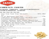 Premium Quality Cashews - Aksoy UK