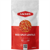 Red Split Lentils Natural, High in Fiber and Protein, Ideal for Soups, Main Dishes and More, Easy to Cook and Perfect for Every Meal