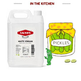 Aksoy White Vinegar Ideal for Cleaning, Pickling, Marinating, Cooking & Natural Weed Control – Multi-Purpose, Descaling & Odour Removal - Aksoy UK